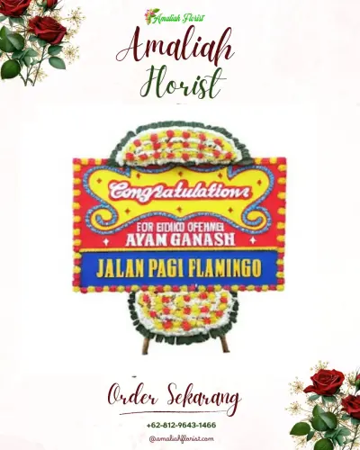 Bunga Papan Congratulation di Gunungbau